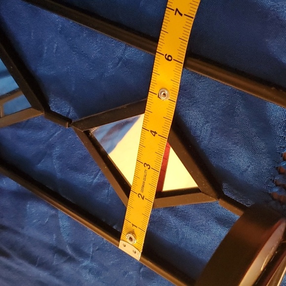 Pair of decorative Mirrored candle holders - Picture 4 of 6